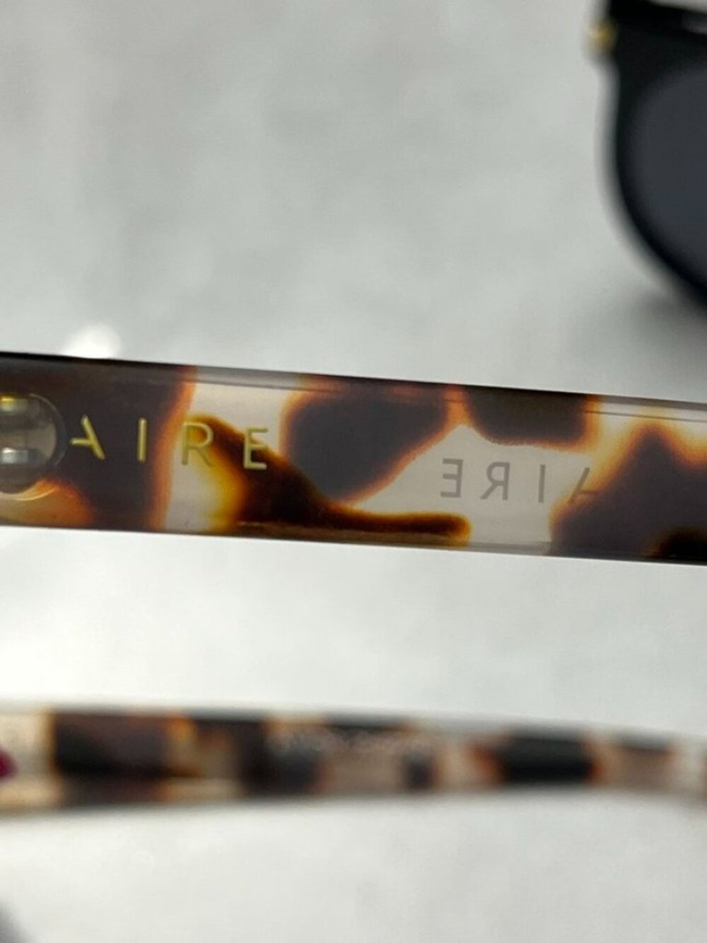 AIRE Avior Sunglasses Cookie Tort Narrow Cat Eye Brown Lens Slim - Picture 5 of 12